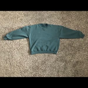 Russell Athletic Plain Green Crewneck
